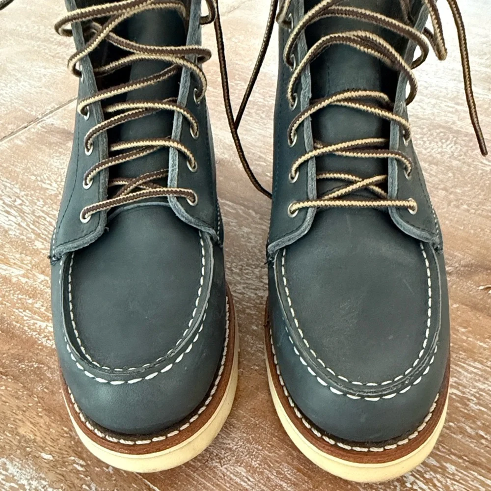 Red Wing Women's Short Boot in Indigo Leather size 8.5 women - Picture 2 of 10